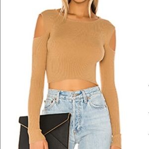 h:ours tan page sweater